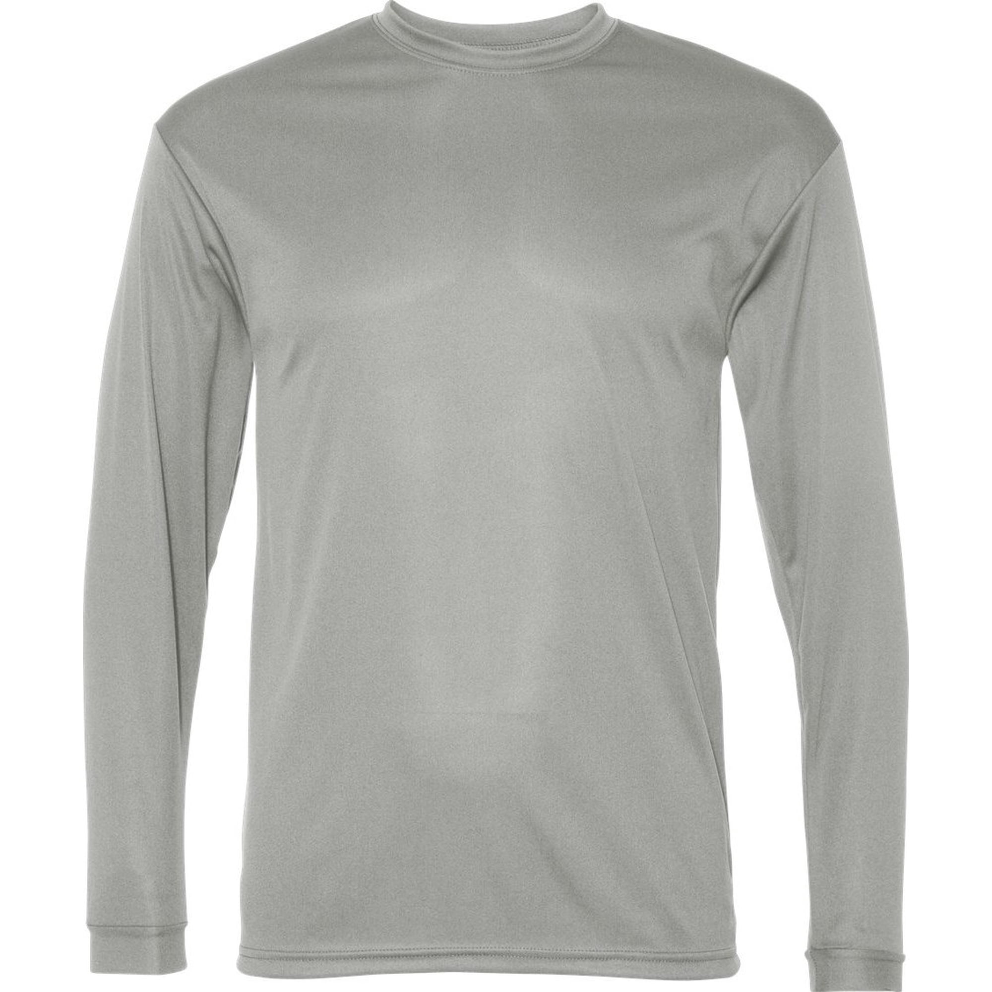 Camiseta Deportiva De Manga Larga C2 Sport, Talla S, Color Plateado