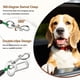thumbnail image 3 of Correa para Perro a Prueba de Mordeduras Uxcell, Arnés de Cinturón de Seguridad para Perro de 16 pulgadas con Extensor de Correa de Doble Clip Trenzado de Acero, (Verde, 1 Pza), 3 of 7