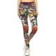 thumbnail image 1 of Saronite Leggings Largos Estilo Yoga con Estampado Paisley Multicolor y Forro de Banda, Multicolor (para Mujer), 1 of 4