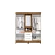 thumbnail image 3 of Closet Niteroi 4 Puertas 2 Cajones Natural Blanco, 3 of 3