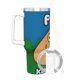 thumbnail image 3 of Pou Vaso aislado de acero inoxidable con asa, diseño temático, regalo para familia, amigos y fans; incluye pajita y encaja en el portavasos estándar, 40 oz, 3 of 6