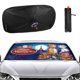 thumbnail image 1 of Los Aristogatos Sombrilla Solar para Auto - Protector de Parabrisas Plegable | Cortina Solar Delantero | Bloqueo UV y Aislamiento de Calor 133x73cm, 1 of 6