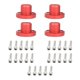 thumbnail image 4 of Metal 1.9 / 2.2 Tapa De Cubo De Rueda Para RC 1/10 Beadlock Rims Accesorio Rojo, 4 of 5