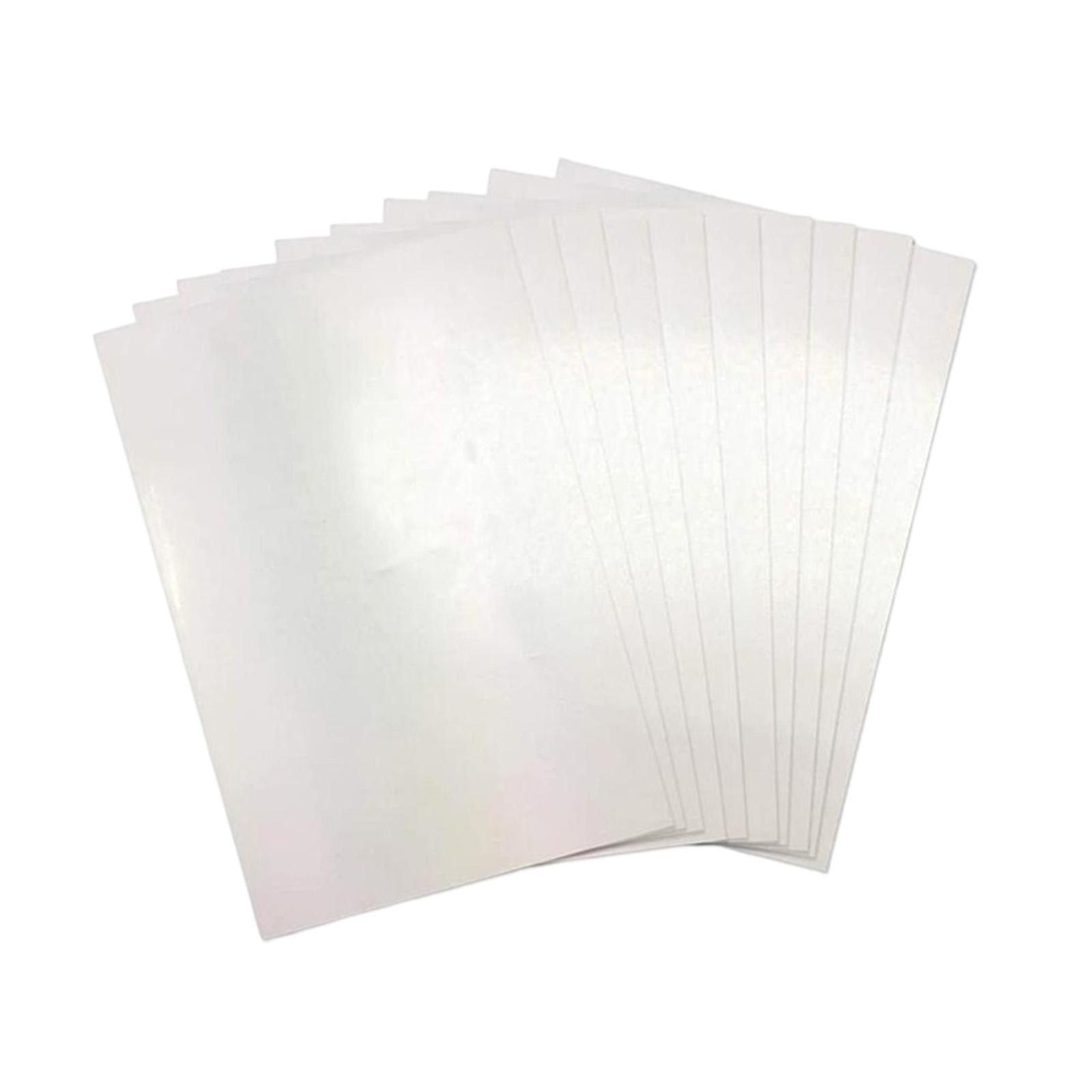 Bothyi - Hojas De Encogimiento De Calor Hoja Imprimible De Bricolaje Encogimiento De Calor Hecho A Mano Niños Adultos Blanco