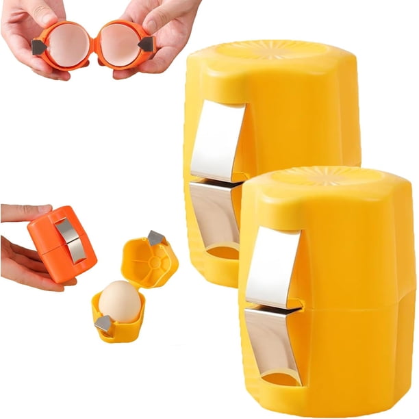 Abridor huevos 2 pack acero 304 agrietador herramienta cocina
