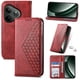 thumbnail image 5 of Funda Flip FOXDOCK para Realme GT 6 , Estilo Billetera con Diseño Rombo, Correa de Mano y Soporte, Uso Diario, 5 of 6