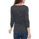 thumbnail image 3 of INSPIRE CHIC Top de Mujer con Cuello de Tortuga de Manga Larga, Decoración de Botones, Frente Fruncido, Ajuste Regular, Pulóver XL Gris Oscuro, 3 of 6