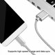 thumbnail image 4 of Cable USB Tipo C SilverStone CPU04S-1000 100 cm Plateado, 4 of 6