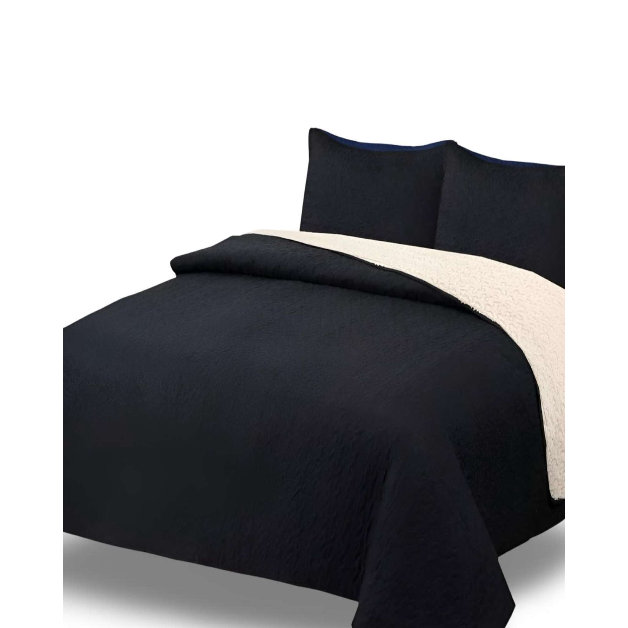 Genérico - Quilt Sherpa Cobertor King 250x270 4