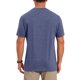 thumbnail image 3 of INSPIRE CHIC Camiseta de Hombre con Bolsillo en el Pecho, Estampado de Rayas, Cuello Redondo, Manga Corta, Talla S, Azul Oscuro, 3 of 5