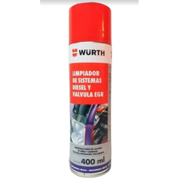 Limpiador De Sistemas Diesel Y Valvulas Egr Wurth 400ml