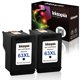 thumbnail image 1 of Cartucho de Tinta Inktopia Remanufacturado HP 63XL 63 XL 2 Negro, 1 of 6