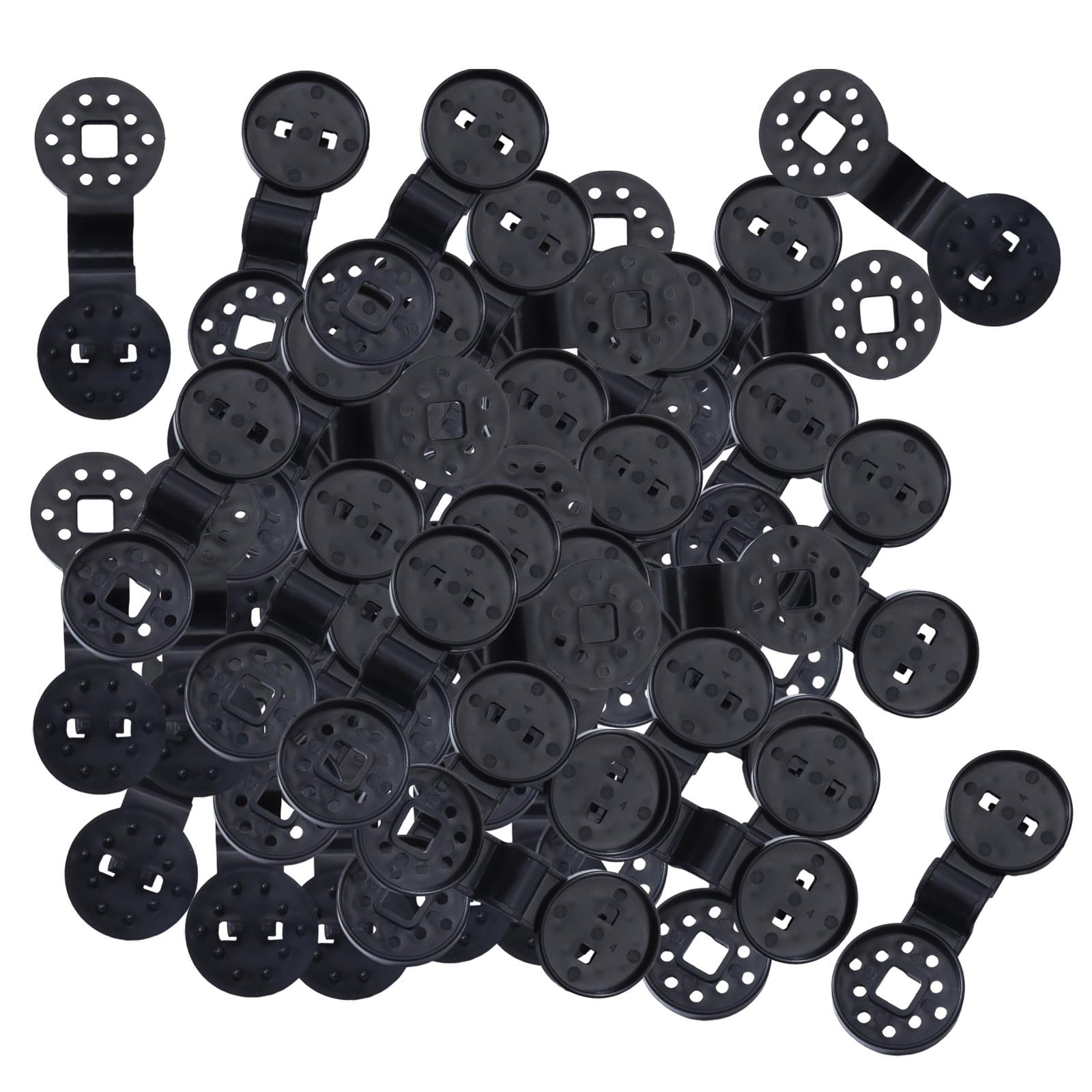 Ioensy - Clips De Tela Para Sombra De 100 Piezas, Empuñaduras De Bloqueo, Protección Solar, Clips De Gancho Para Sombrilla De Jardín