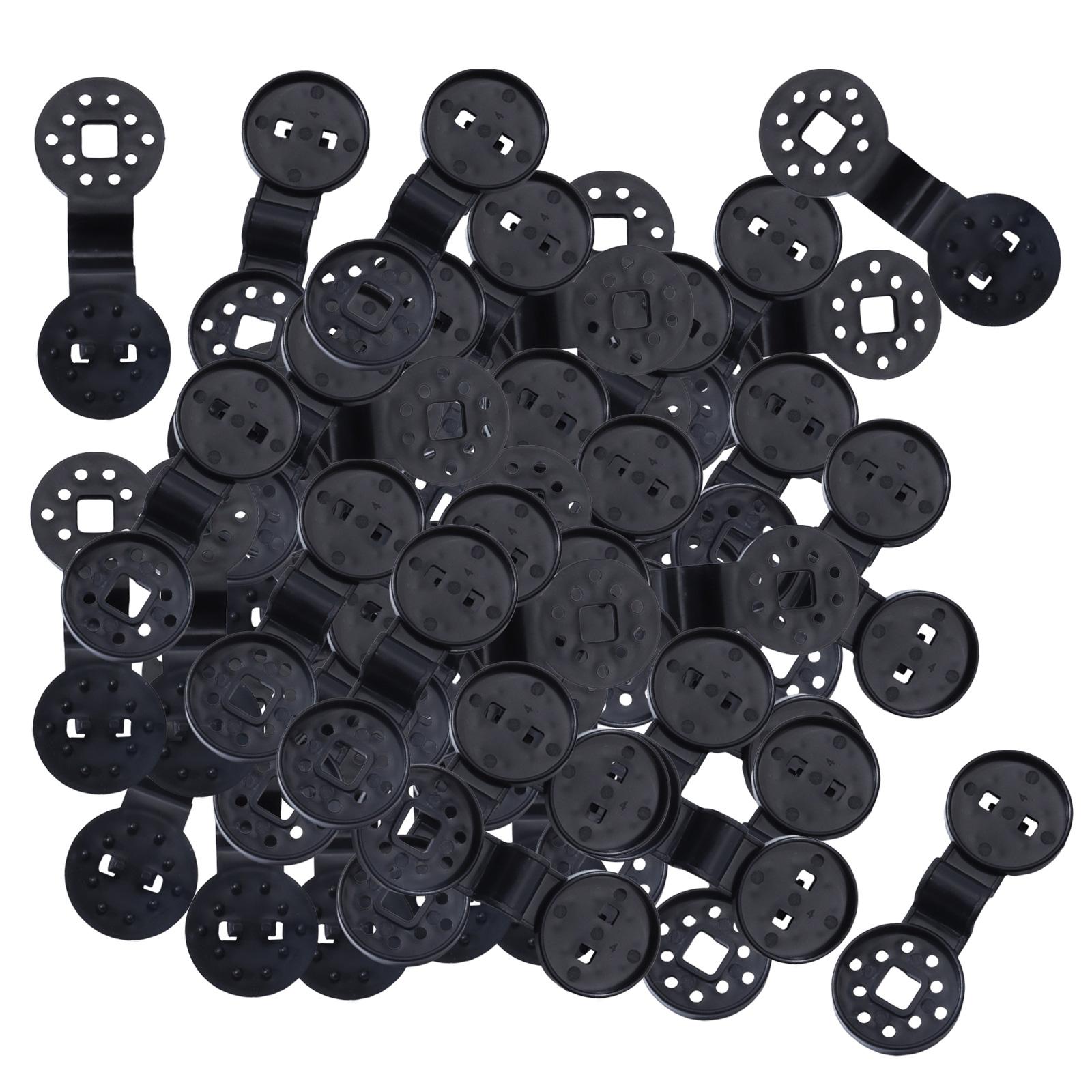 Ioensy - Clips De Tela Para Sombra De 100 Piezas, Empuñaduras De Bloqueo, Protección Solar, Clips De Gancho Para Sombrilla De Jardín