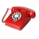 thumbnail image 1 of Teléfono Fijo Con Cable Retro Vintage Rojo Para El Hogar, 1 of 7