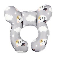 Magideal - Almohada De Apoyo Para El Cuello Del Bebé Almohada De Alimentación Para Cochecito De Bebé Viajes Bebé Gato