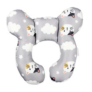 Magideal - Almohada De Apoyo Para El Cuello Del Bebé Almohada De Alimentación Para Cochecito De Bebé Viajes Bebé Gato