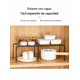 thumbnail image 4 of Repisa Extensible De Hierro Apilable Organizador Rack Cocina, 4 of 10
