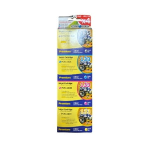 Genérico - Pack Tintas Compatible Para T135/T133 Tx-125/Tx-135
