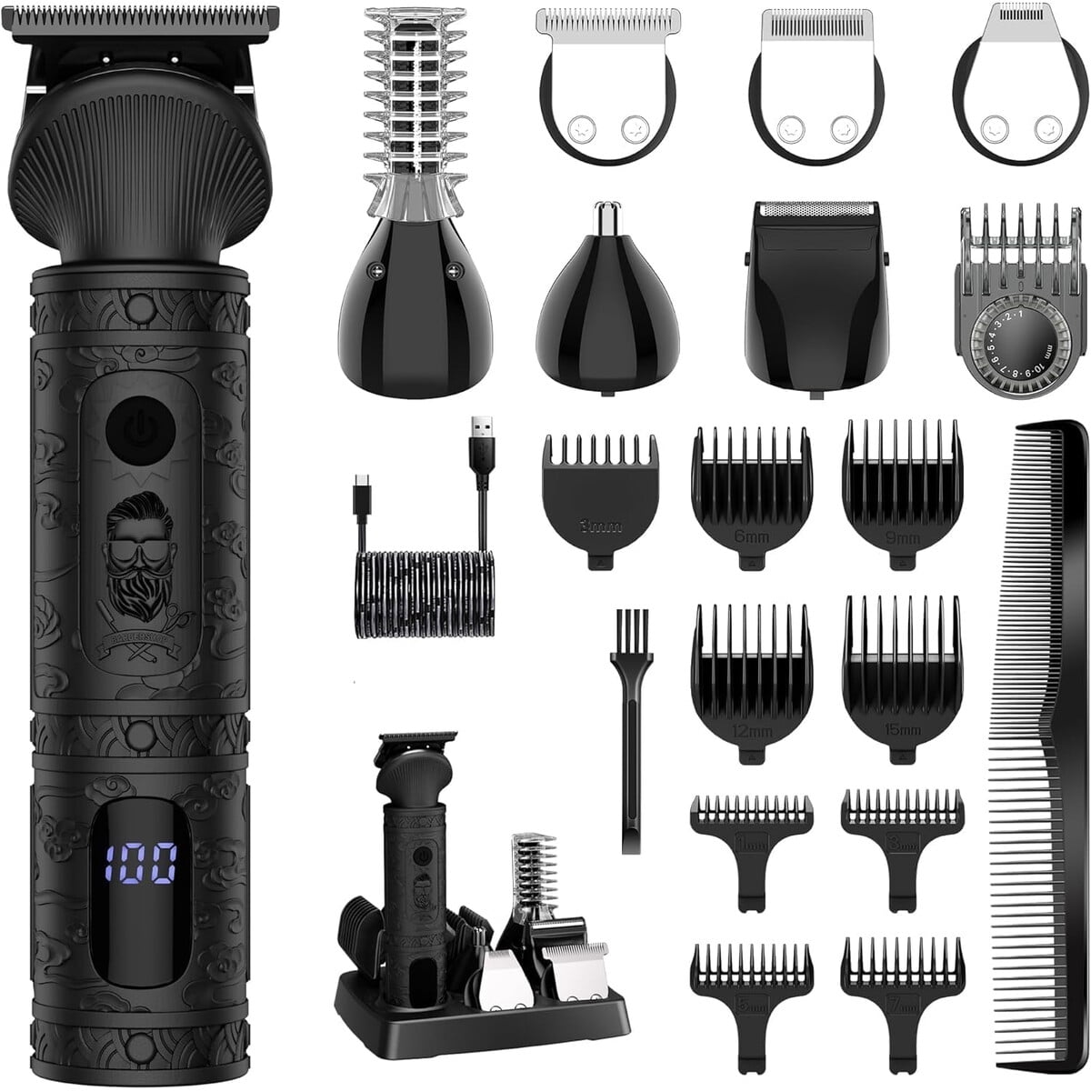 Barbero Scttomon Rfc5618 Kit 7 En 1 Recargable Led