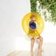 thumbnail image 4 of Flotador Anillo Inflable INTEX Transparente 76 cm, 330L Amarillo, 4 of 7