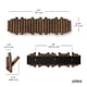 thumbnail image 3 of Perchero Umbra Picket Walnut de pared con 8 ganchos, 3 of 7