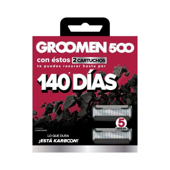 Repuestos de Afeitadora Groomen (2 Cartuchos)