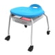 thumbnail image 1 of Banco apilable para aula Luxor MBS-Stool-1 con ruedas y almacenamiento, 1 of 9