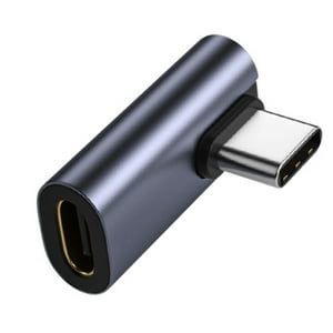 Genérico - Adaptador Conector Otg Usb Tipo C En L 90° Hembra - Macho
