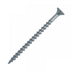 Ferreplus - Tornillo Volcanita Rosca Madera Crs Zincado 8 X 2 1/2 - 100 Unidades