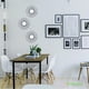 thumbnail image 4 of Espejos decorativos de pared Manortang, juego de 3 piezas, negros de 9", 4 of 9