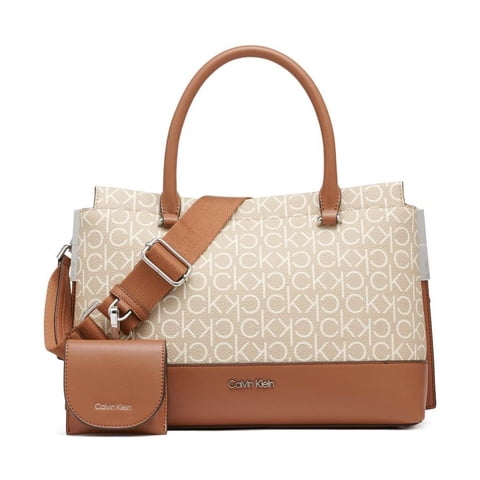 Bolso De Mano Calvin Klein Bianca Con Triple Compartimento