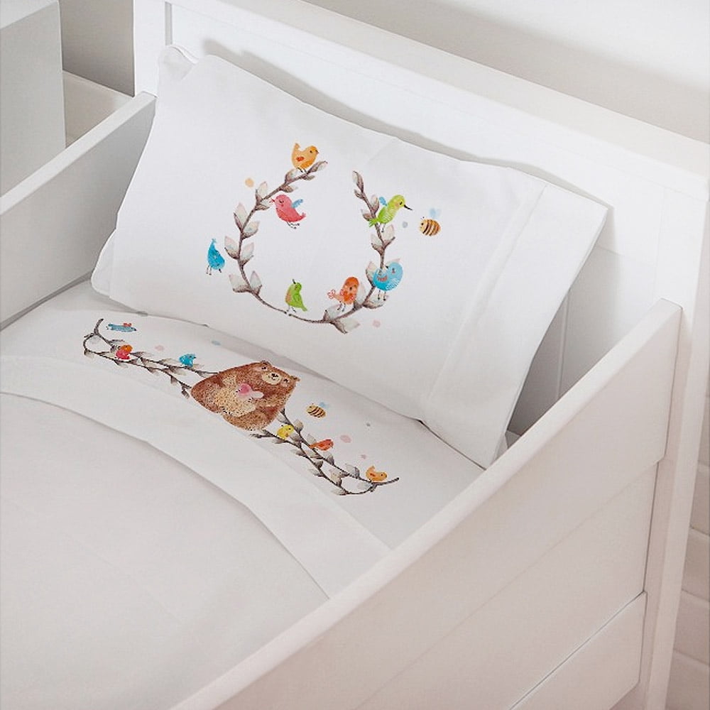 Tuyo Print - Juego De Sábanas Cuna Oso