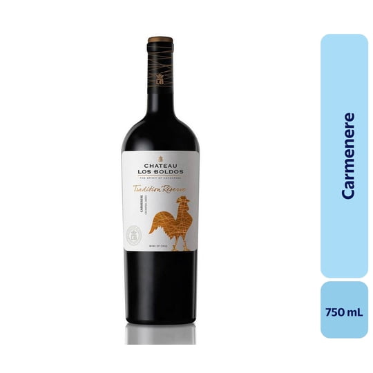 Vino Carménère Botella 750 mL Chateau Los Boldos