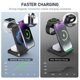 thumbnail image 3 of Soporte de cargador inalámbrico GEJIUCAI 3 en 1 para iPhone y Apple Watch, 3 of 6