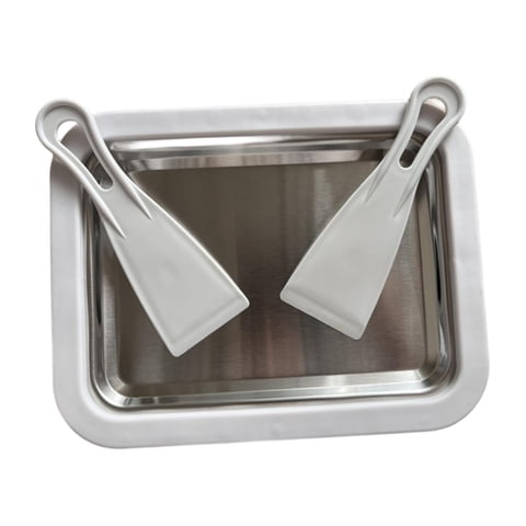 Bothyi - Máquina Para Hacer Helados Enrollados Diy Para Actividades Divertidas Entre Padres E Hijos Helado De Crema Enrollada Blanco