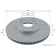 thumbnail image 3 of Disco Freno para auto Audi A6 2004-2011 Delantero, 3 of 3
