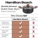 thumbnail image 5 of Revestimiento antiadherente de mármol Dutch Oven Hamilton Beach de 3 litros, 5 of 6