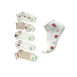 Genérico - Calcetines Cortos De Mujer Delgados Con Diseño Osos Pack 12