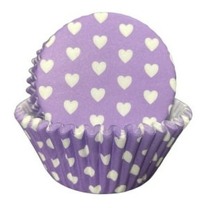 Genérico - Pack 100 Capsula Para Hornear Capsula De Cupcake Corazon 7,5