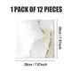 thumbnail image 1 of 12pcs White Wallpaper, Marble Gold Crack Pattern, Thickened Crystal Tile Stickers, Moistureproof, Waterproof,Scratchproof, Self-Adhesive, Removable Wallpaper, For Home Decor Wall Stickers, 1 of 5