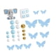 thumbnail image 4 of Juego De Adornos Para Tarta De Elefante, Letras De Bebé, Suministros De Fiesta Para Fiesta, Niños, Boda, Azul, 4 of 5