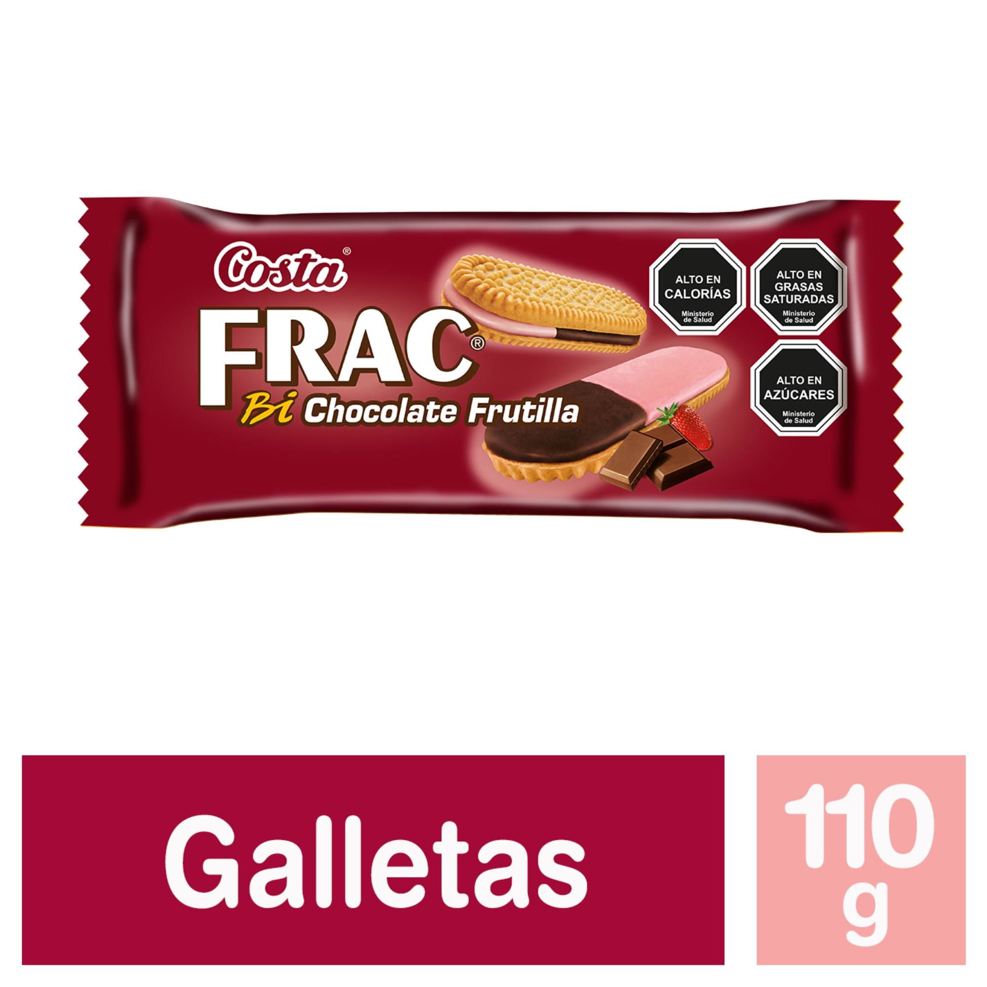 Paquete Galletas Frac Bi Chocolate Y Frutilla 110 g Costa
