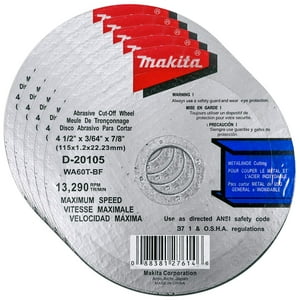 Ruedas De Corte Makita Premier 4-1/2""