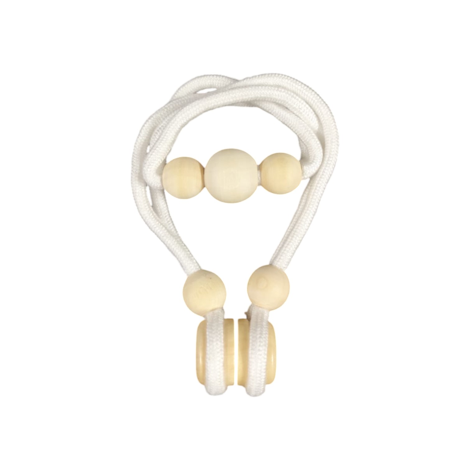 Pack De 02 Sujetadores Magnéticas Para Cortinas Blanco