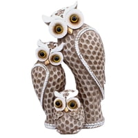 Magideal - Estatua Familiar De De Escritorio Detallada, Decoración Para Hogar, Modelo Animal, Decoración Nórdica, Artesanía Familiar De Para Mueble De T Marrón