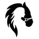 thumbnail image 1 of Sticker Head Horse Lady Cabeza Caballo Mujer Auto Camioneta, 1 of 3