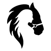Rienda Libre - Sticker Head Horse Lady Cabeza Caballo Mujer Auto Camioneta