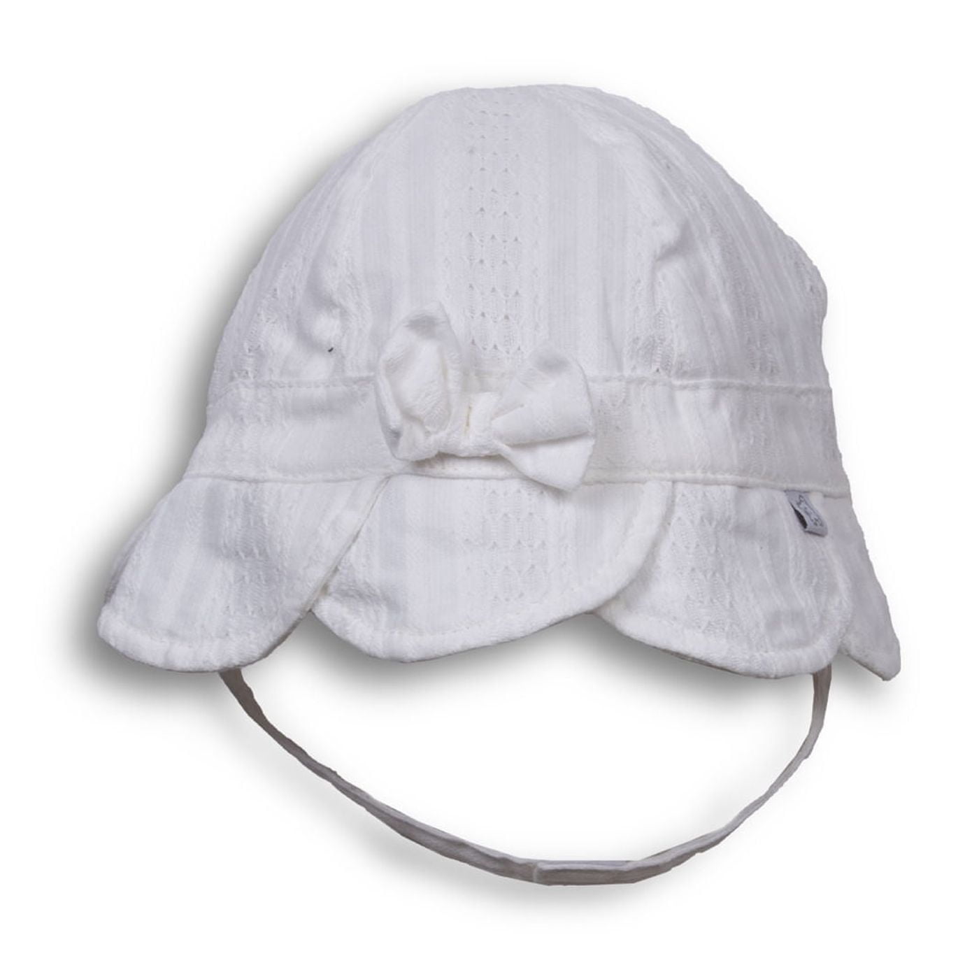 Gorro Bebé Niña Blanco Pillin