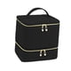 thumbnail image 4 of Bolsa de almacenamiento portátil para esmalte de uñas, caja de almacenamiento de viaje resistente para esmalte de uñas, Estuche de transporte de esmal negro, 4 of 5